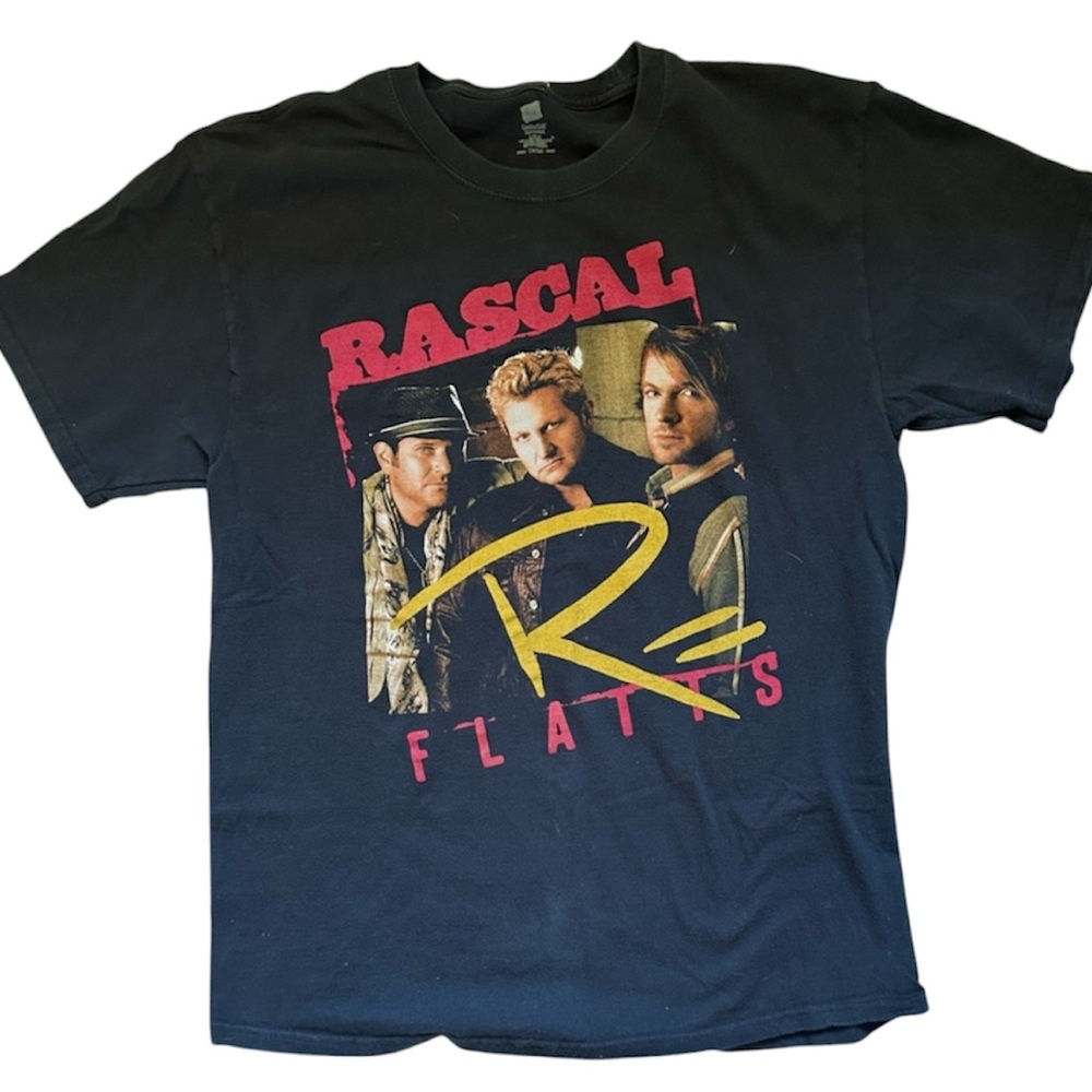 Rascal Flats Vintage 2012 concert Tee Size Large